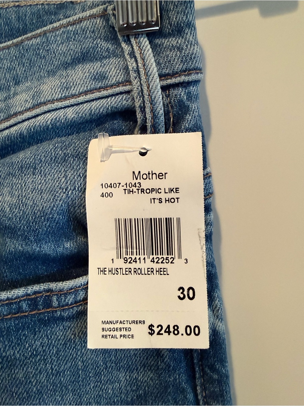 NWT MOTHER The Hustler Roller Heel Tropic Like It’s Hot 30 - Picture 8 of 11